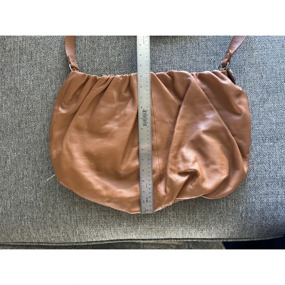 Concealed Carry Woolstenhulme Designer Bags Brown Leather Hobo Shoulder Bag NWOT
